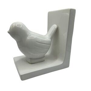 Decorative‎ Beriwinkle Porcelain Bird Bookend